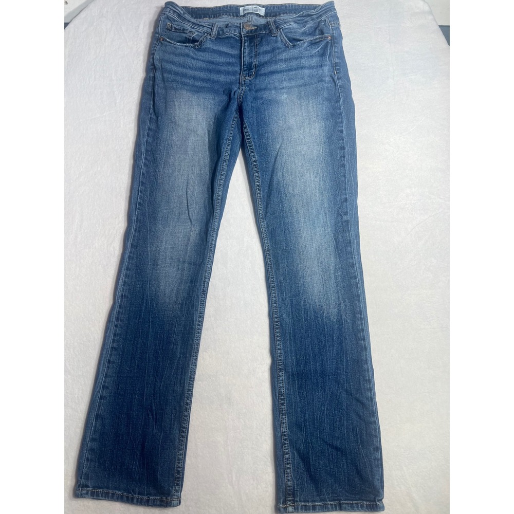 BKE Payton Universal Mid-Rise Straight Leg Jeans Medium Wash 30 x 29.5